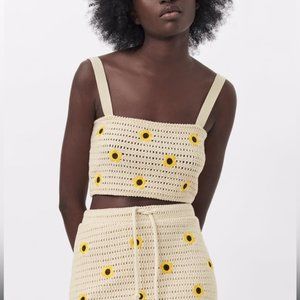 Zara Tank & Skirt Sunflower Set